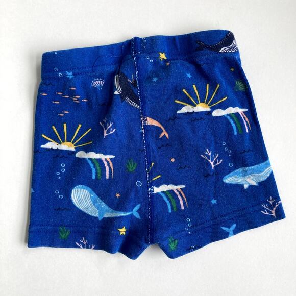 Hanna Andersson Whales and Narwhals Short John Pajamas - 3T or 90cm - Picture 5 of 8